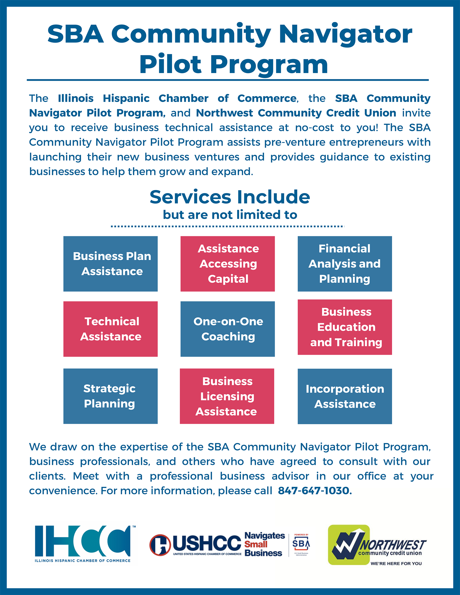 SBA Navigator click here to download a pdf